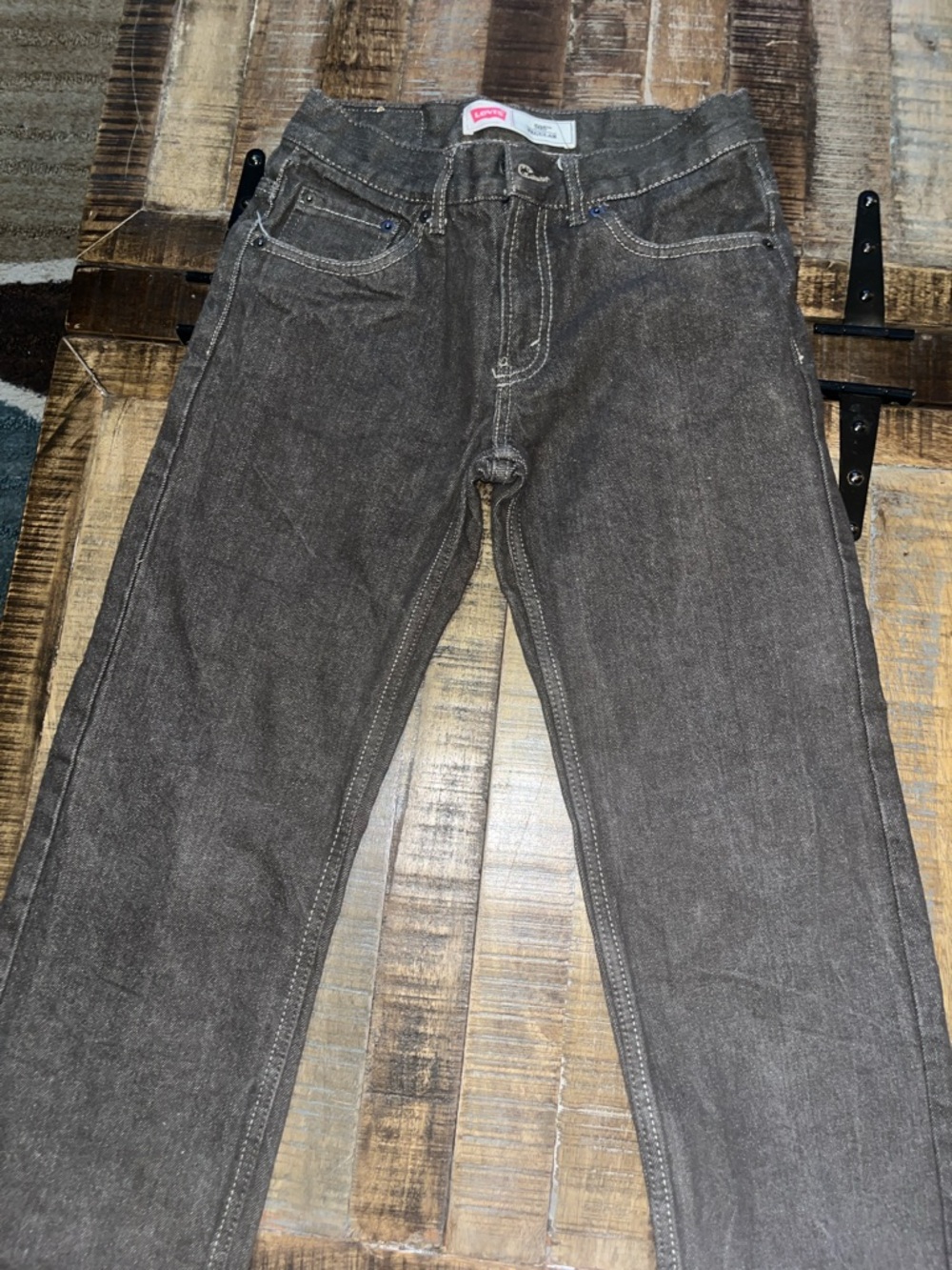 Levi's Kid's Dark Brown Slim Jeans